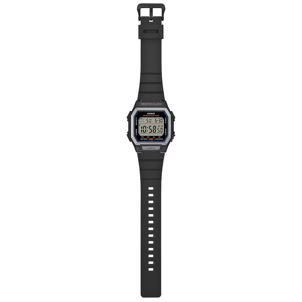 CASIO Standard Ρολόι Mαύρο Kαουτσούκ λουράκι W-738H-1AVEF CASIO Standard Ρολόι Mαύρο Kαουτσούκ λουράκι W-738H-1AVEF