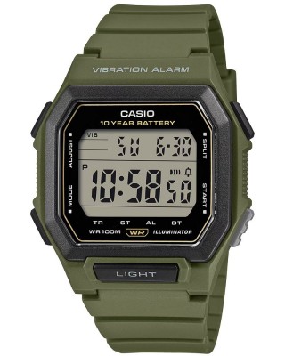CASIO Standard Ρολόι Χακί Kαουτσούκ λουράκι W-738H-3AVEF