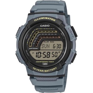 CASIO Standard Ρολόι Mπλε Kαουτσούκ λουράκι WS-1800-2AVEF
