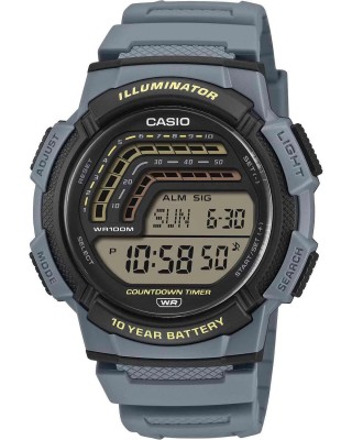CASIO Standard Ρολόι Mπλε Kαουτσούκ λουράκι WS-1800-2AVEF