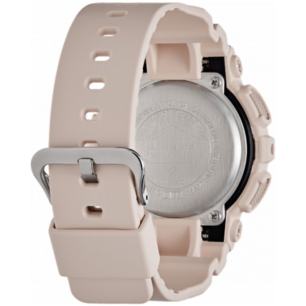 CASIO G-SHOCK Χρονογράφος Ρολόι Μπεζ Καουτσούκ Λουράκι GMA-S140M-4AER