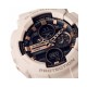 CASIO G-SHOCK Χρονογράφος Ρολόι Μπεζ Καουτσούκ Λουράκι GMA-S140M-4AER
