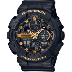 CASIO G-SHOCK Χρονογράφος Ρολόι Μαύρο Καουτσούκ Λουράκι GMA-S140M-1AER