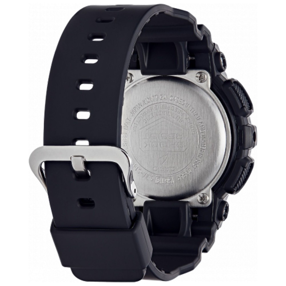 CASIO G-SHOCK Χρονογράφος Ρολόι Μαύρο Καουτσούκ Λουράκι GMA-S140M-1AER