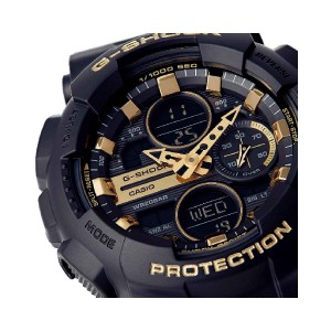 CASIO G-SHOCK Χρονογράφος Ρολόι Μαύρο Καουτσούκ Λουράκι GMA-S140M-1AER