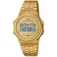CASIO Vintage Ρολόι Unisex Επιχρυσωμένο ανοξείδωτο ατσάλι μπρασελέ A-171WEG-9AEF