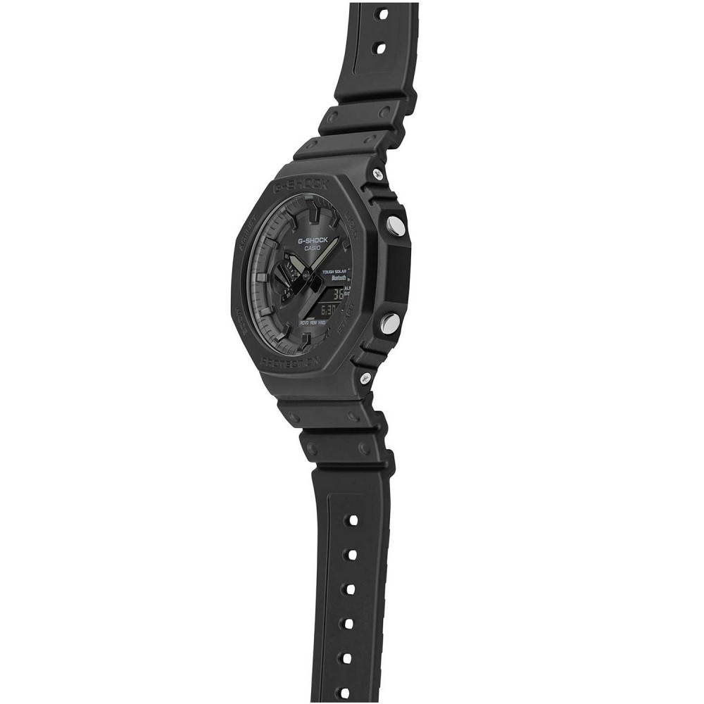 CASIO G-SHOCK Solar Smartwatch Χρονογράφος Ρολόι Μαύρο Καουτσούκ Λουράκι GA-B2100-1A1ER