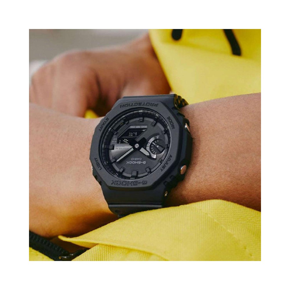 CASIO G-SHOCK Solar Smartwatch Χρονογράφος Ρολόι Μαύρο Καουτσούκ Λουράκι GA-B2100-1A1ER