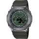 CASIO G-SHOCK Χρονογράφος Ρολόι Πράσινο Καουτσούκ Λουράκι GM-2100B-3AER