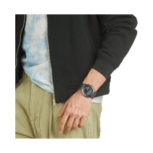 CASIO G-SHOCK Χρονογράφος Ρολόι Πράσινο Καουτσούκ Λουράκι GM-2100B-3AER