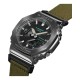 CASIO G-SHOCK Χρονογράφος Ρολόι Πράσινο Υφασμάτινο Λουράκι GM-2100CB-3AER