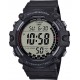CASIO collection ρολόι ανδρικό μαύρο καουτσούκ λουράκι AE-1500WH-1AVEF