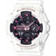 CASIO G-SHOCK Χρονογράφος Ρολόι Λευκό Καουτσούκ Λουράκι GMA-S140M-7AER