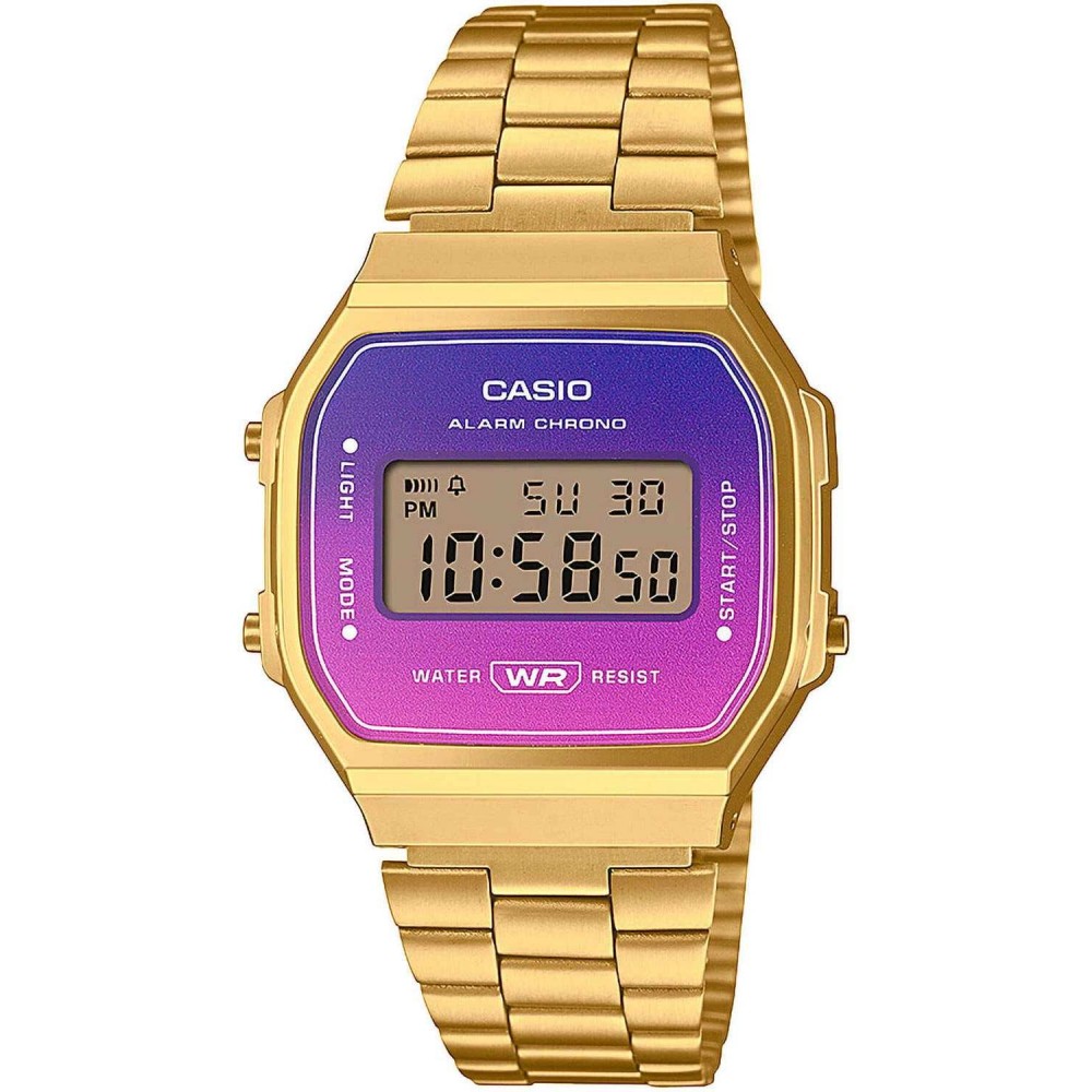 CASIO Vintage Χρονογράφος Επιχρυσωμένο Ανοξείδωτο Ατσάλι μπρασελέ A-168WERG-2AEF CASIO Vintage Χρονογράφος Επιχρυσωμένο Ανοξείδωτο Ατσάλι μπρασελέ A-168WERG-2AEF