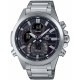 CASIO Edifice Smartwatch Ασημί Ανοιξείδωτο Ατσάλι μπρασελέ ECB-30D-1AEF