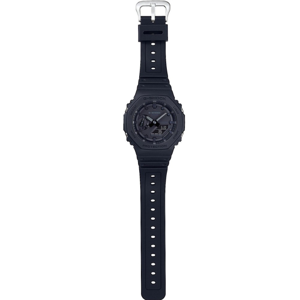 CASIO G-SHOCK Χρονογράφος Ρολόι Μαύρο Καουτσούκ Λουράκι GA-2100-1A1ER CASIO G-SHOCK Χρονογράφος Ρολόι Μαύρο Καουτσούκ Λουράκι GA-2100-1A1ER