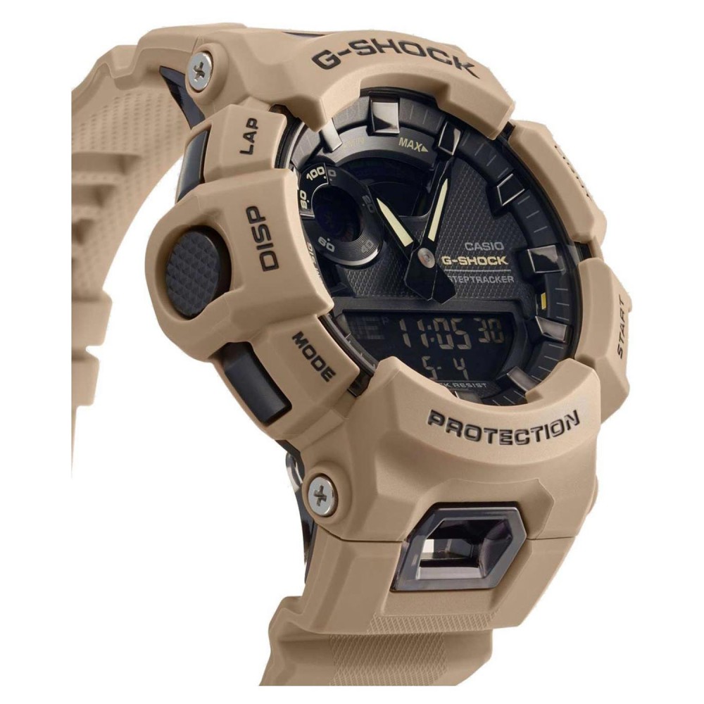 CASIO G-SHOCK Χρονογράφος Ρολόι Ανοιχτό Καφέ Καουτσούκ Λουράκι GBA-900UU-5AER CASIO G-SHOCK Χρονογράφος Ρολόι Ανοιχτό Καφέ Καουτσούκ Λουράκι GBA-900UU-5AER