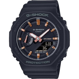 CASIO G-SHOCK Χρονογράφος Ρολόι Μαύρο Καουτσούκ Λουράκι GMA-S2100-1AER