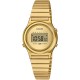 CASIO Vintage Ρολόι Επιχρυσωμένο Ανοξείδωτο Ατσάλι μπρασελέ LA-700WEG-9AEF