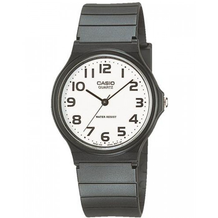 CASIO Collection Ρολόι Γυναικείο Μαύρο Καουτσούκ λουράκι MQ-24-7B2LEG