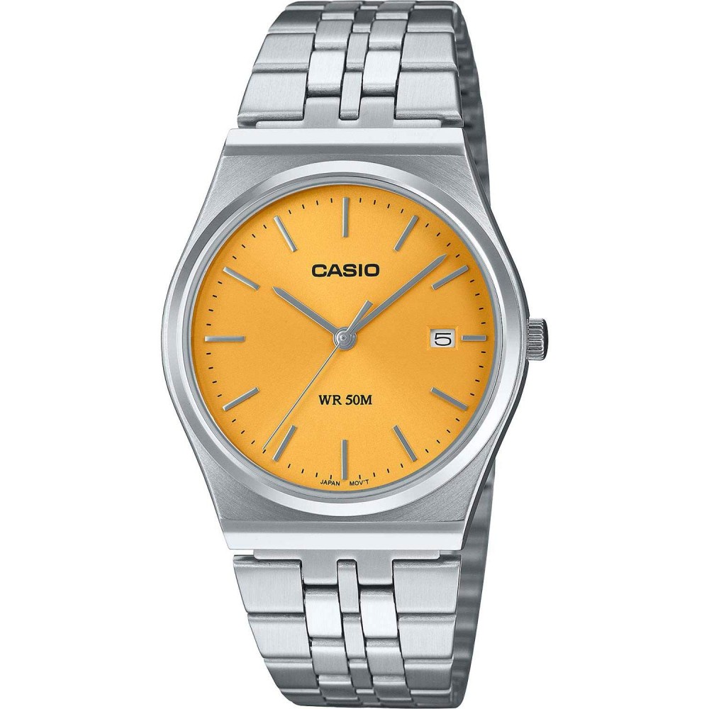 CASIO Collection Ρολόι  Aσημί Ανοξείδωτο Ατσάλι μπρασελέ MTP-B145D-9AVEF
