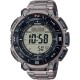 CASIO Protrek Tough Solar Chronograph Ρολόι Γκρι Ανοξείδωτο Ατσάλι μπρασελέ PRG-340T-7ER