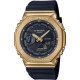 CASIO G-SHOCK Χρονογράφος Ρολόι Μαύρο Καουτσούκ Λουράκι GM-2100G-1A9ER