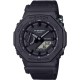 CASIO G-SHOCK Χρονογράφος Ρολόι Μαύρο Υφασμάτινο λουράκι GA-2100BCE-1AER