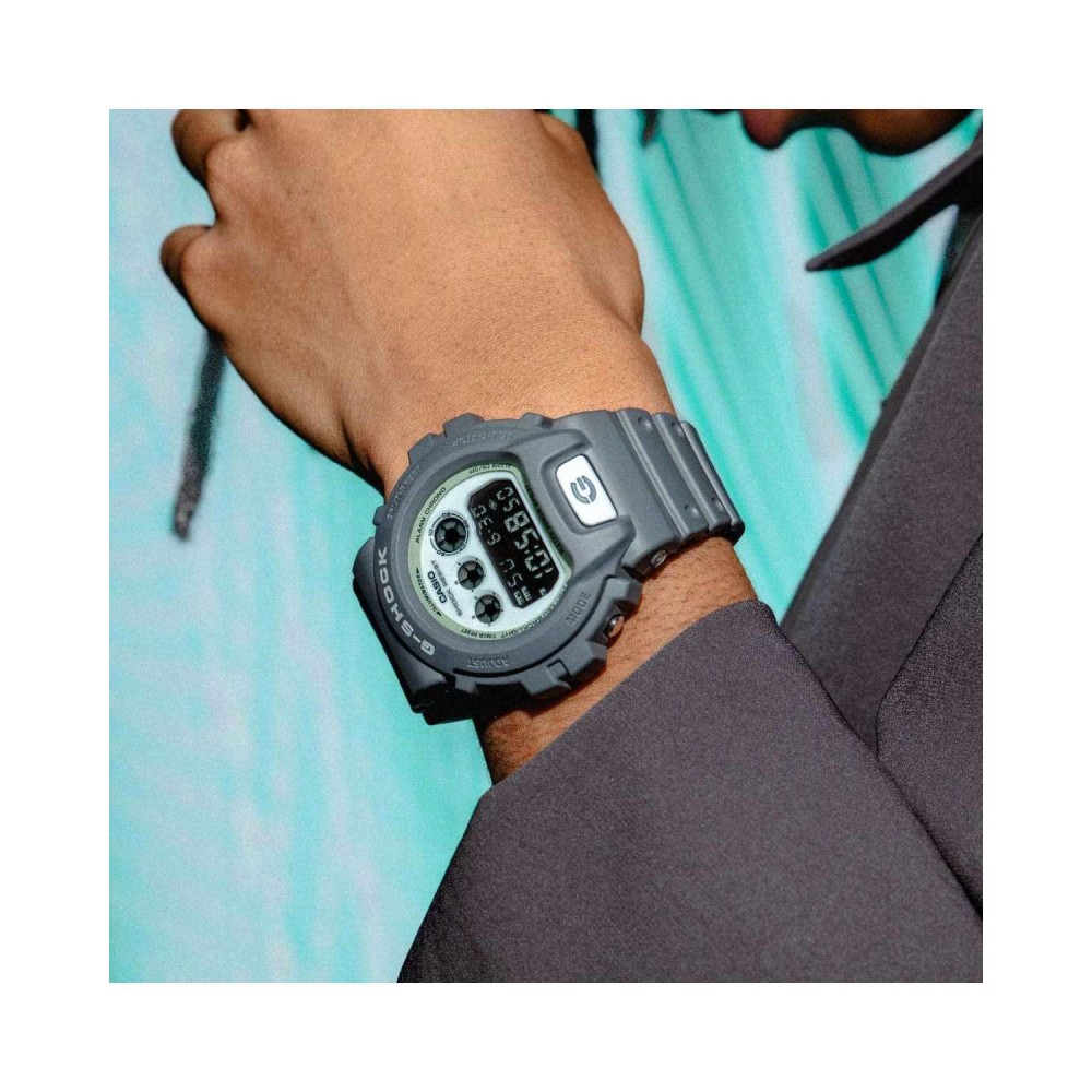 CASIO G-SHOCK Ρολόι Γκρι Καουτσούκ Λουράκι DW-6900HD-8ER