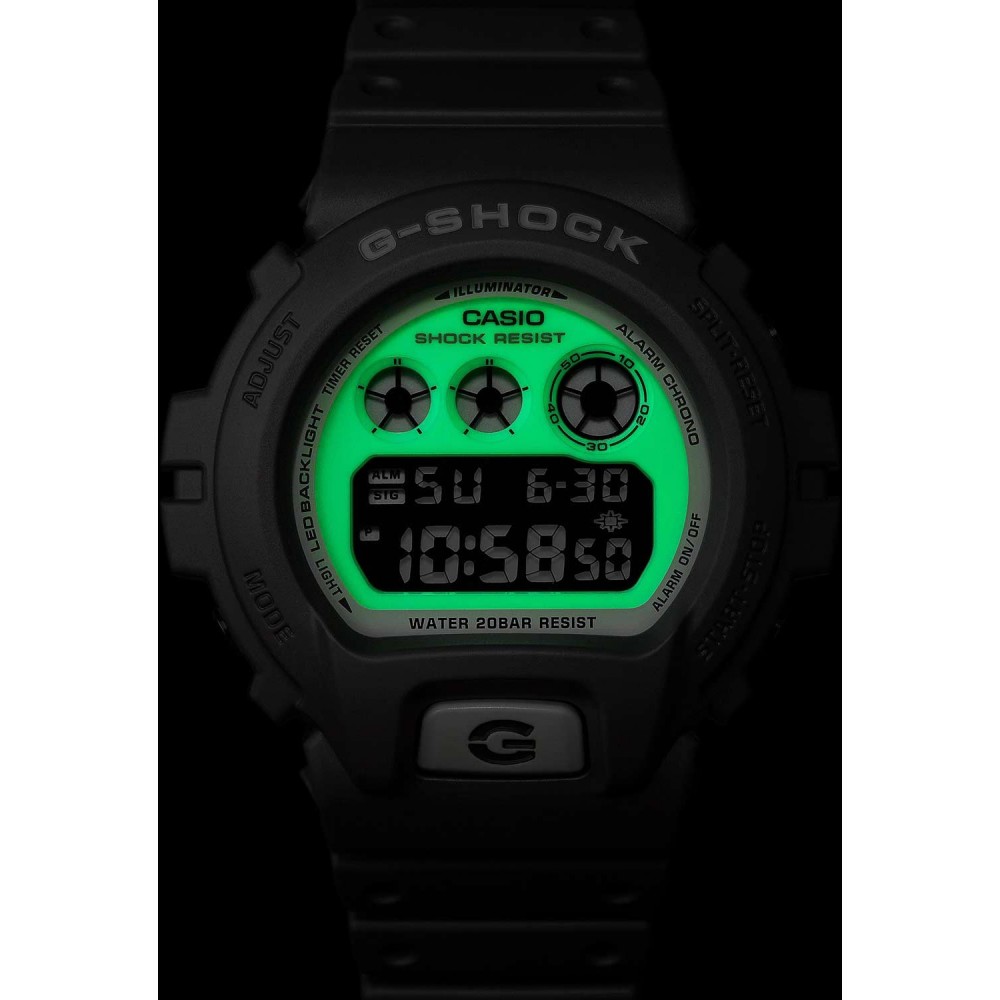 CASIO G-SHOCK Ρολόι Γκρι Καουτσούκ Λουράκι DW-6900HD-8ER