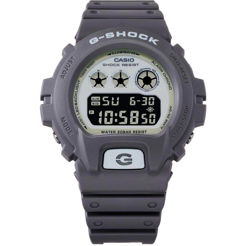 CASIO G-SHOCK Ρολόι Γκρι Καουτσούκ Λουράκι DW-6900HD-8ER