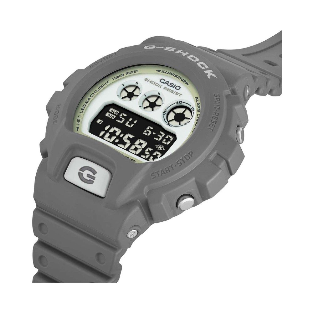 CASIO G-SHOCK Ρολόι Γκρι Καουτσούκ Λουράκι DW-6900HD-8ER