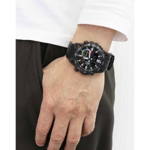 CASIO Edifice Sospensione Smartwatch Xρονογράφος Μαύρο Καουτσούκ λουράκι ECB-40MP-1AEF