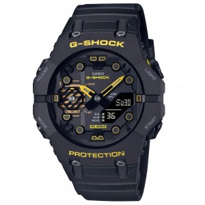 CASIO G-SHOCK Smartwatch Χρονογράφος Ρολόι Μαύρο Καουτσούκ Λουράκι GA-B001CY-1AER