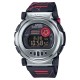 CASIO G-SHOCK Ρολόι Ανδρικό Μαύρο Καουτσούκ Λουράκι (+extra πρόσοψη καντράν) G-B001MVA-1ER