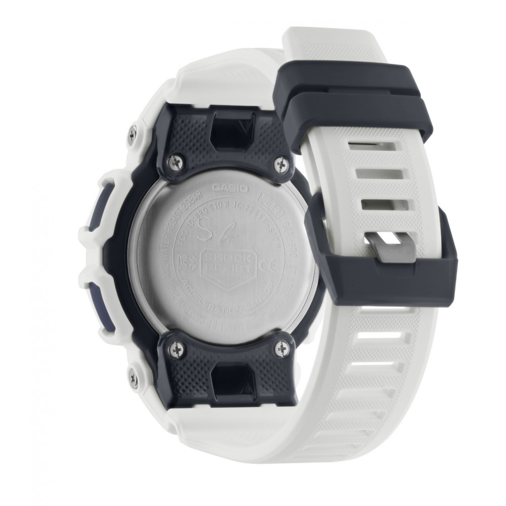 CASIO G-Shock Smartwatch Ανδρικό Λευκό Λουράκι Ρητίνης GBA-900-7AER