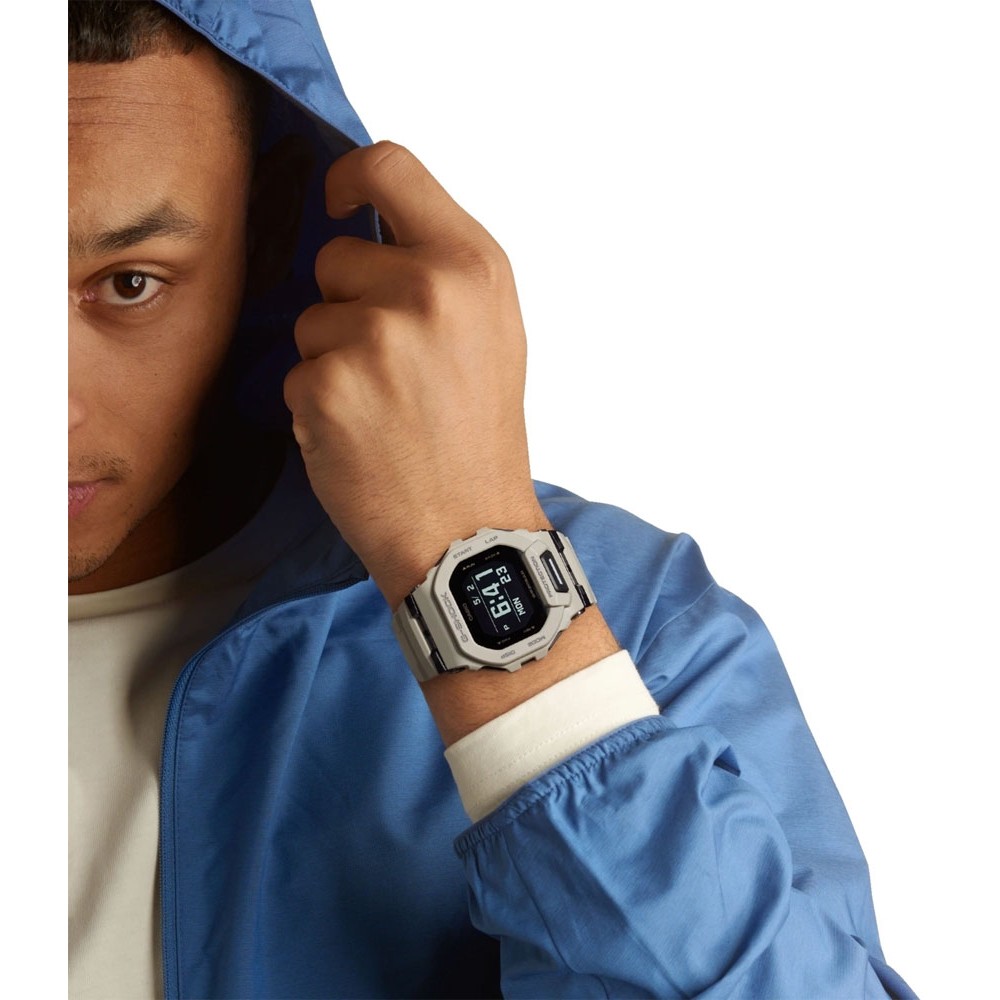 CASIO G-SHOCK Χρονογράφος Smartwatch Ρολόι Γκρι Καουτσούκ Λουράκι GBD-200UU-9ER