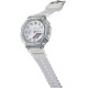 CASIO G-SHOCK Χρονογράφος Ρολόι Γκρι Διάφανο Καουτσούκ Λουράκι GMA-S2100SK-7AER