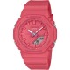 CASIO G-SHOCK Χρονογράφος Ρολόι Κόκκινο Λουράκι Βιολογικής προέλευσης GMA-P2100-4AER