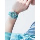 CASIO G-SHOCK Χρονογράφος Ρολόι Μπλε Διάφανο Καουτσούκ Λουράκι GMA-S2100SK-2AER