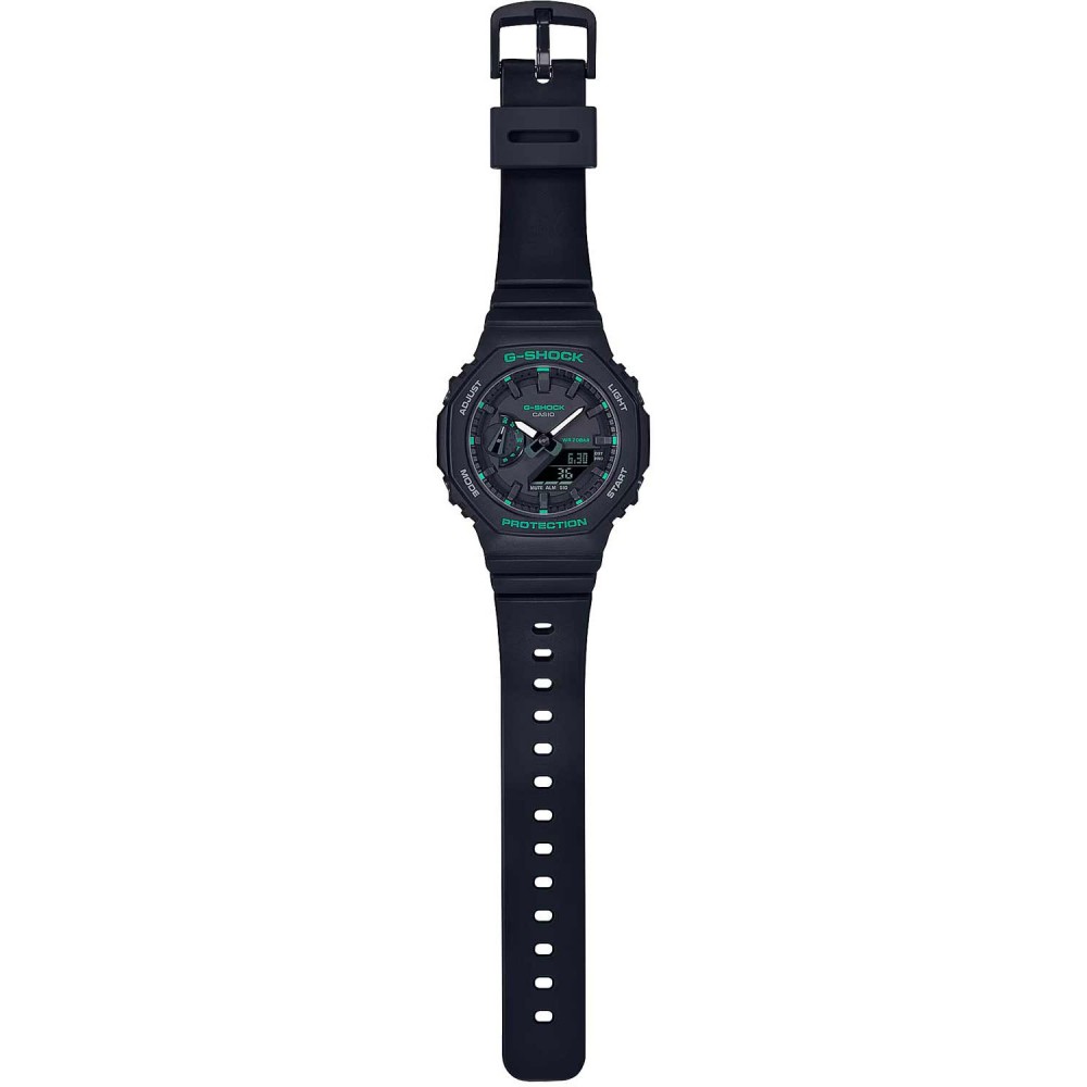 CASIO G-SHOCK Χρονογράφος Ρολόι Μαύρο Καουτσούκ Λουράκι GMA-S2100GA-1AER
