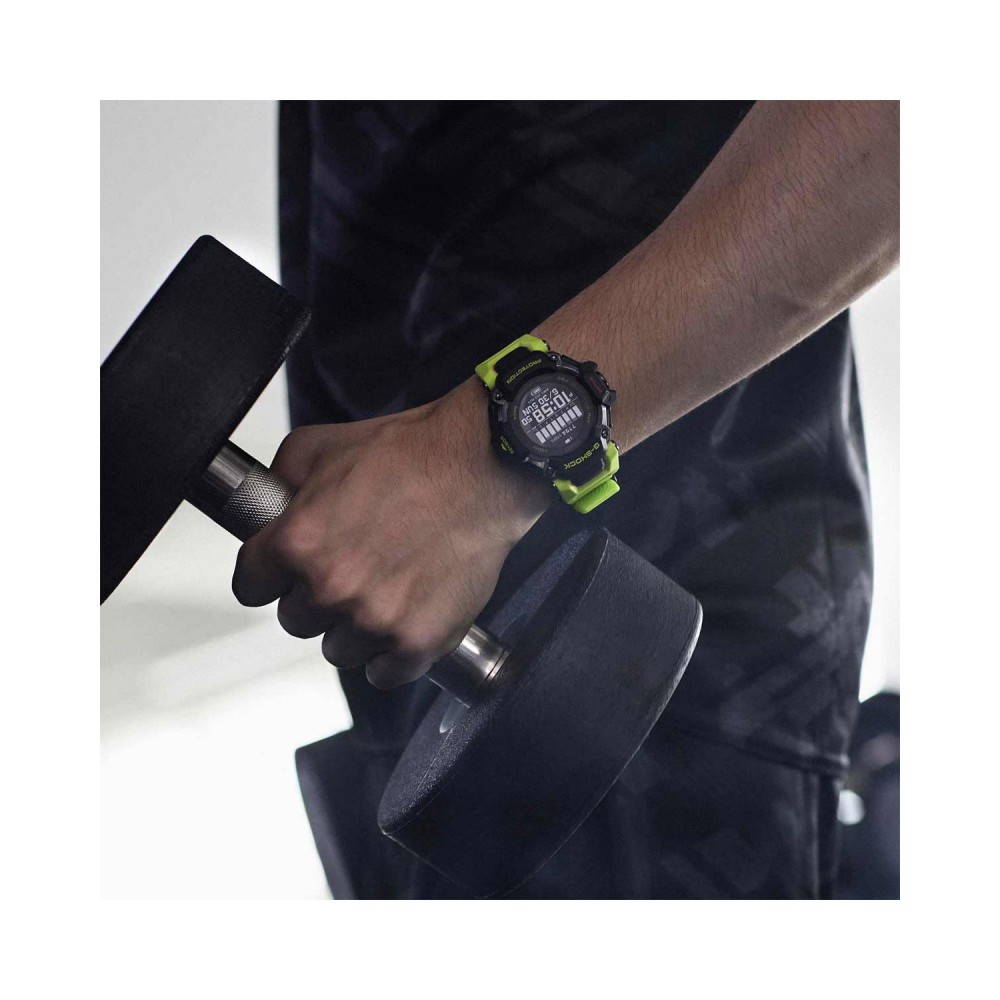 CASIO G-SHOCK Χρονογράφος Smartwatch Ρολόι Πράσινο Καουτσούκ Λουράκι Βιολογικής προέλευσης GBD-H2000-1A9ER