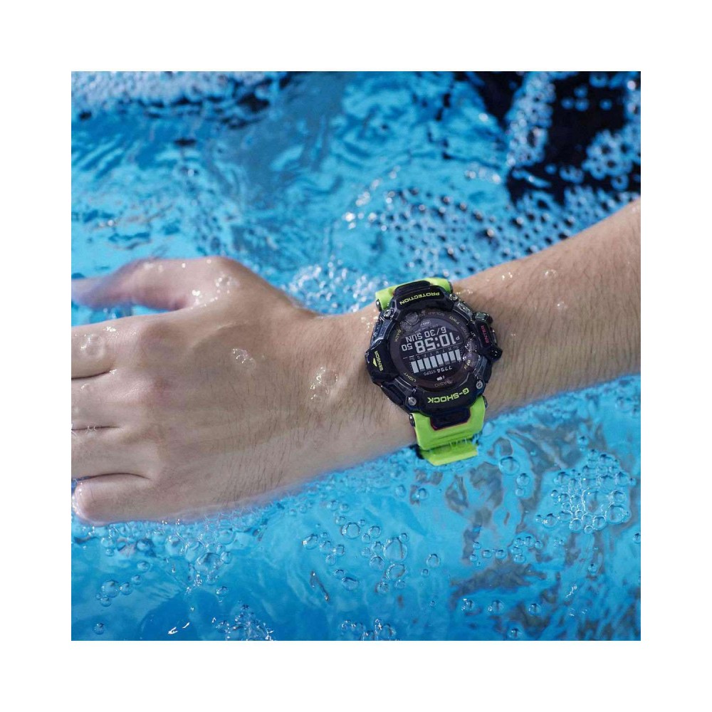 CASIO G-SHOCK Χρονογράφος Smartwatch Ρολόι Πράσινο Καουτσούκ Λουράκι Βιολογικής προέλευσης GBD-H2000-1A9ER