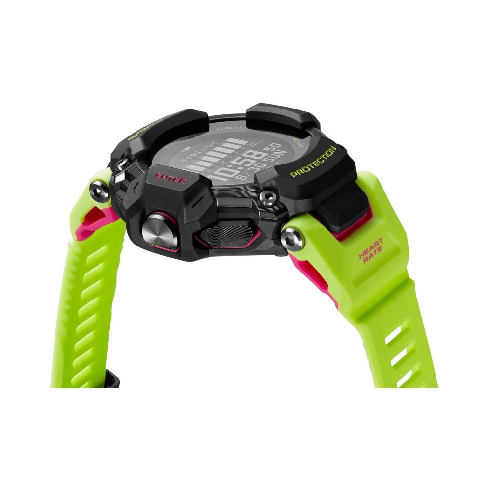 CASIO G-SHOCK Χρονογράφος Smartwatch Ρολόι Πράσινο Καουτσούκ Λουράκι Βιολογικής προέλευσης GBD-H2000-1A9ER