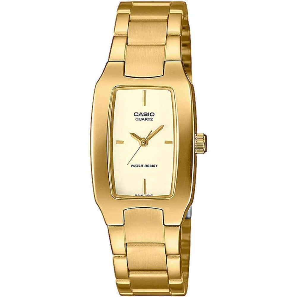 CASIO Womens Collection Επιχρυσωμένο Ανοξείδωτο Ατσάλι Μπρασελέ LTP-1165PN-9CEF