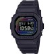 CASIO G-SHOCK Χρονογράφος Ρολόι Μάυρο Λουράκι Βιολογικής προέλευσης DW-5600RW-1ER