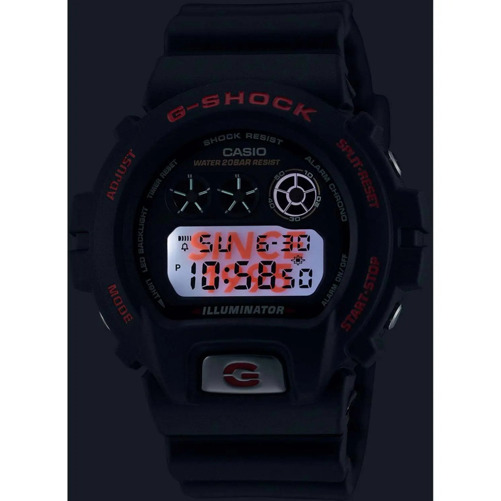 CASIO G-SHOCK 30TH ANNIVERSARY SPECIAL Ρολόι Κόκκινο Λουράκι Βιολογικής προέλευσης DW-6900TR-4ER CASIO G-SHOCK 30TH ANNIVERSARY SPECIAL Ρολόι Κόκκινο Λουράκι Βιολογικής προέλευσης DW-6900TR-4ER