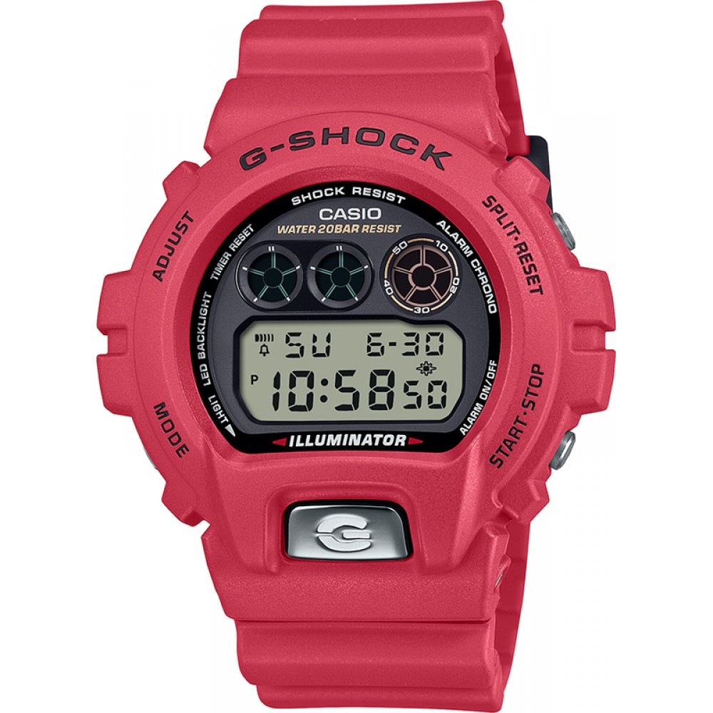 CASIO G-SHOCK 30TH ANNIVERSARY SPECIAL Ρολόι Κόκκινο Λουράκι Βιολογικής προέλευσης DW-6900TR-4ER CASIO G-SHOCK 30TH ANNIVERSARY SPECIAL Ρολόι Κόκκινο Λουράκι Βιολογικής προέλευσης DW-6900TR-4ER