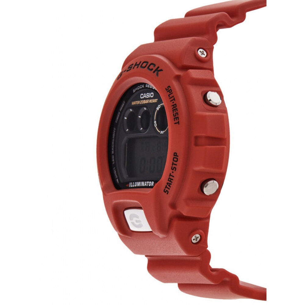 CASIO G-SHOCK 30TH ANNIVERSARY SPECIAL Ρολόι Κόκκινο Λουράκι Βιολογικής προέλευσης DW-6900TR-4ER CASIO G-SHOCK 30TH ANNIVERSARY SPECIAL Ρολόι Κόκκινο Λουράκι Βιολογικής προέλευσης DW-6900TR-4ER