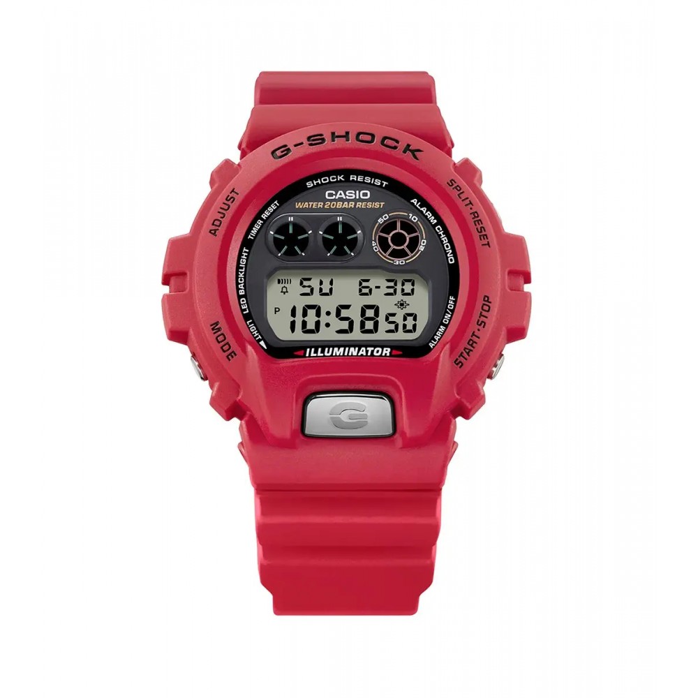 CASIO G-SHOCK 30TH ANNIVERSARY SPECIAL Ρολόι Κόκκινο Λουράκι Βιολογικής προέλευσης DW-6900TR-4ER CASIO G-SHOCK 30TH ANNIVERSARY SPECIAL Ρολόι Κόκκινο Λουράκι Βιολογικής προέλευσης DW-6900TR-4ER